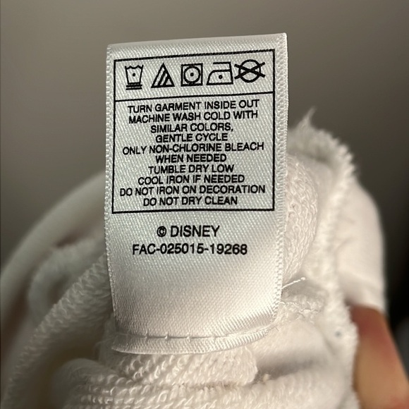 NWT Disneyland Retro Hooded Sweatshirt Women's Medium Castle Stripes Hong Kong - Picture 14 of 16